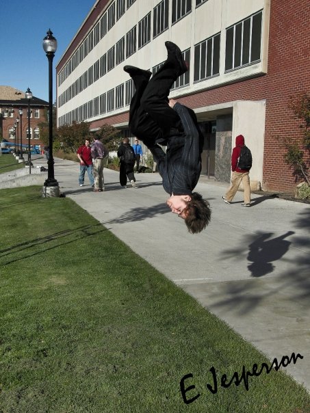 Me doing a flip