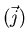 $(\vec j)$