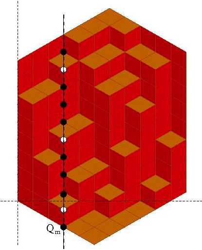 tiled hexagon