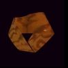 Wooden Moebius Strip to Cross Cap with Edge